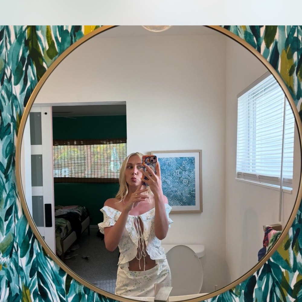 Peppermayo White Floral Maxi Dress